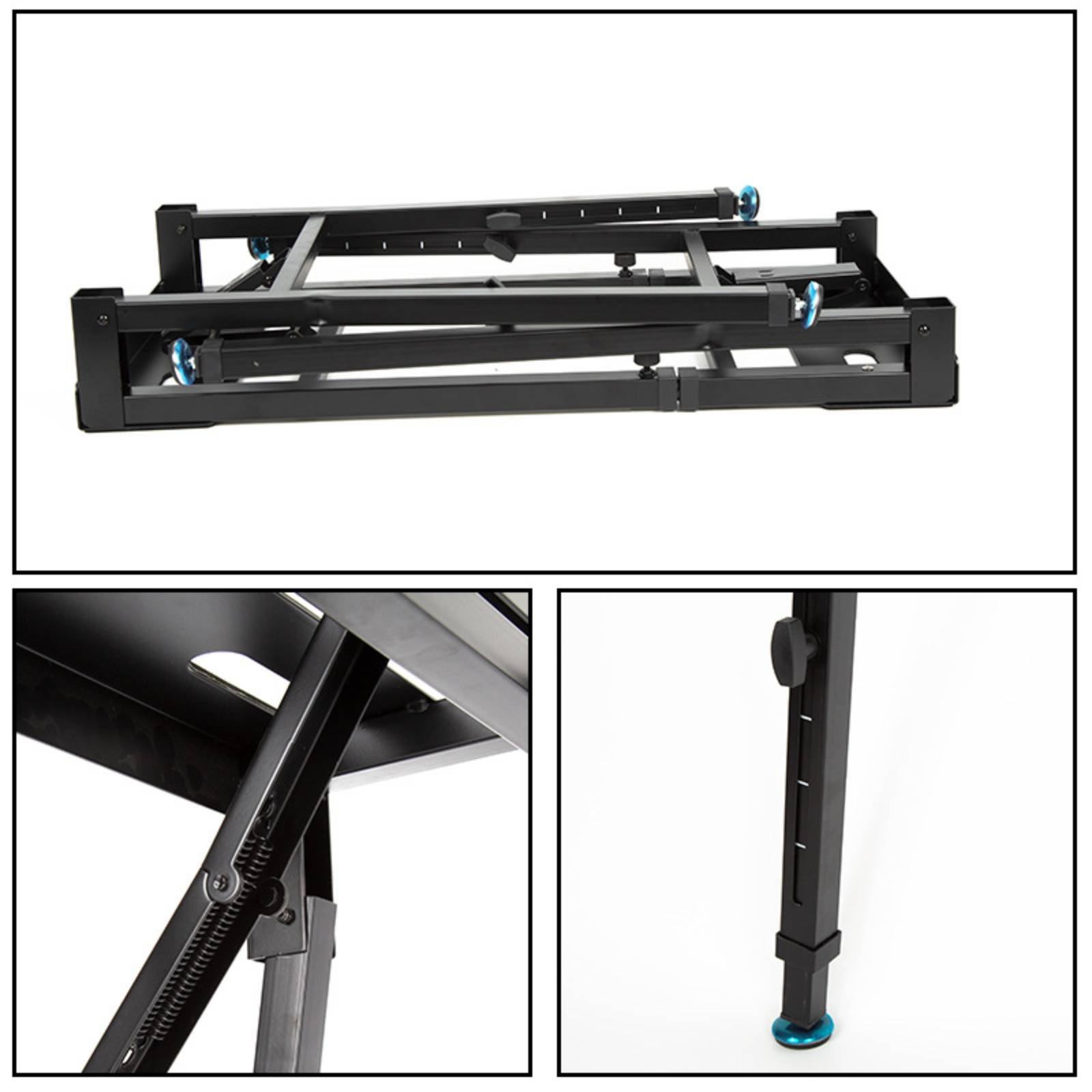Musical Instruments Easy - Folding Keyboard Stand Portable Adjustable Keyboard