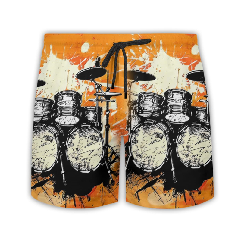 Musical Instrument Hawaii - Drum Lover Short Pants For Men