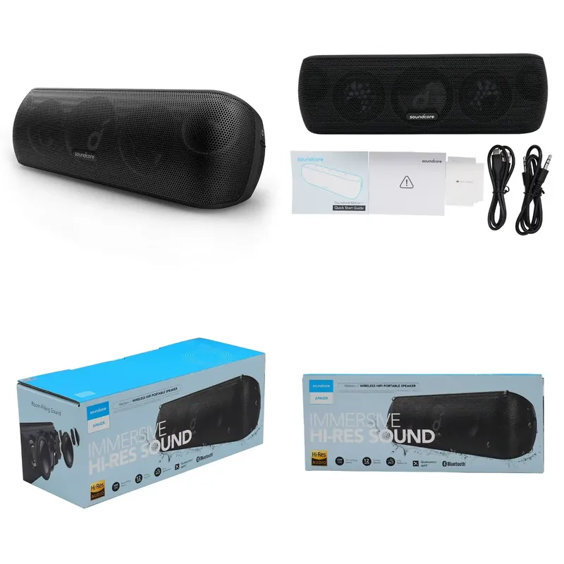 Anker Speaker Soundcore Motion+ - Original Anker Soundcore Motion+ Bluetooth Speaker