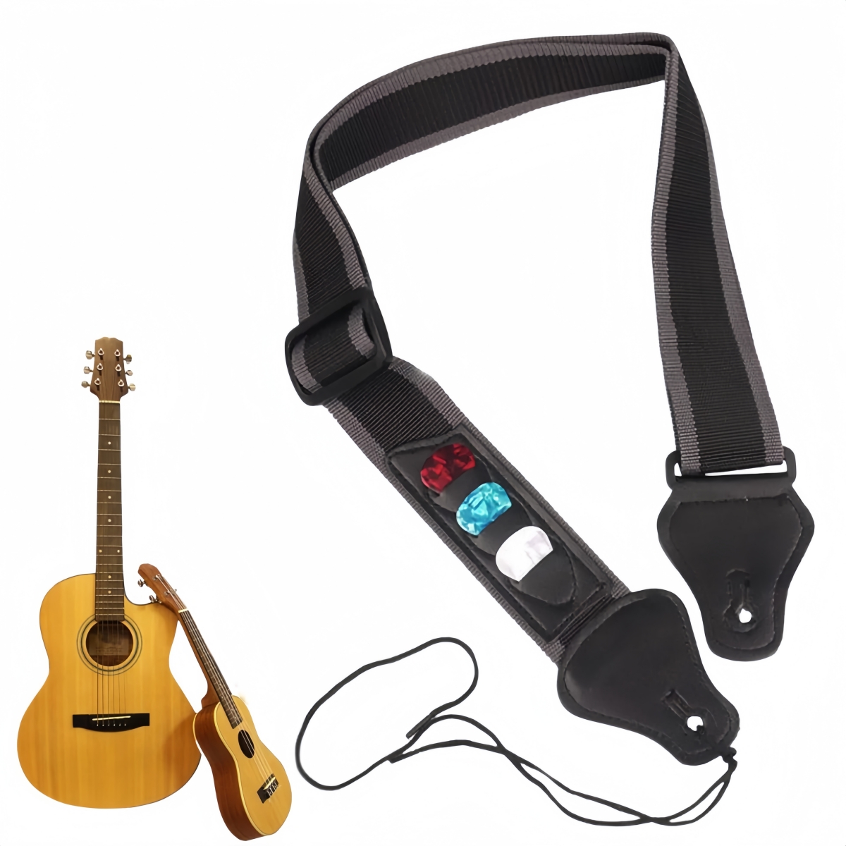 Miwayer PU Leather Guitar Stra - đánh giá và giá Musical Instrument Band