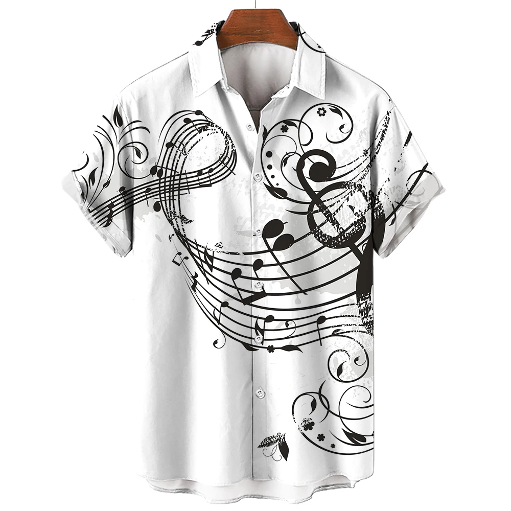 New Men's Shirt 2026 Summer Fa - đánh giá và giá Musical Instrument Symbols