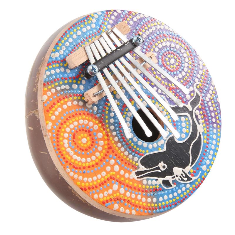 2X 7 Key Tuneable Coconut Shel - đánh giá và giá Musical Instrument Kalimba