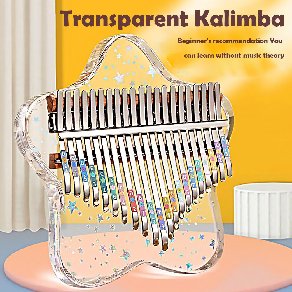 21/17 Keys Portable Finger Pia - đánh giá và giá Musical Instrument Kalimba