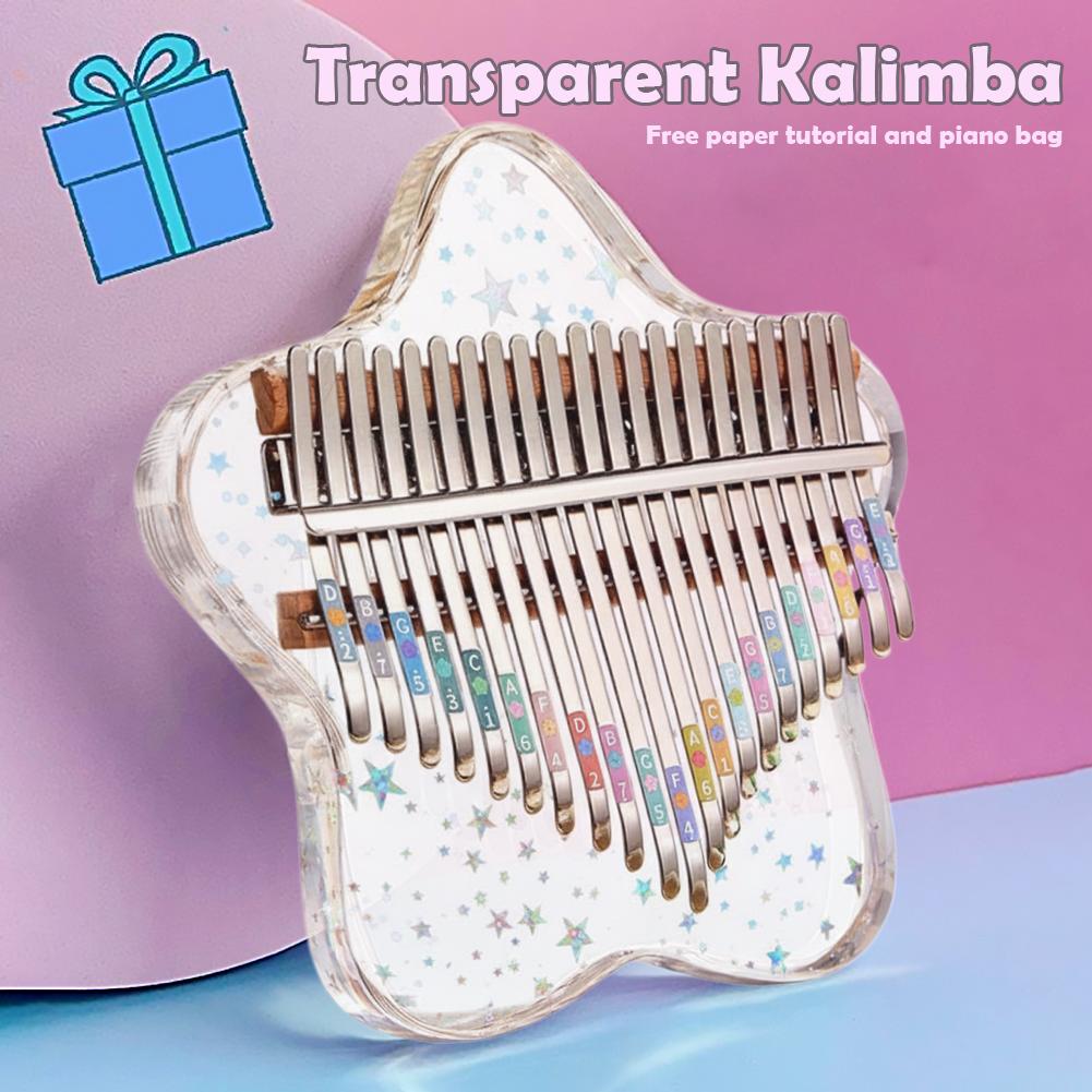 21/17 Keys Portable Finger Pia - đánh giá và giá Musical Instrument Kalimba
