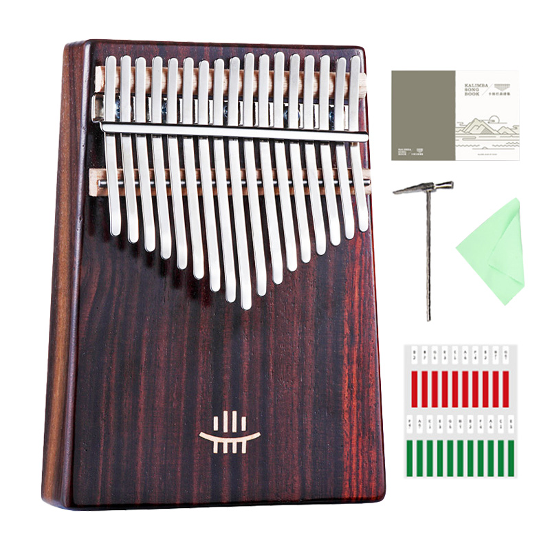 Hluru Kalimba 17 Keys with Hol - đánh giá và giá Musical Instrument Kalimba