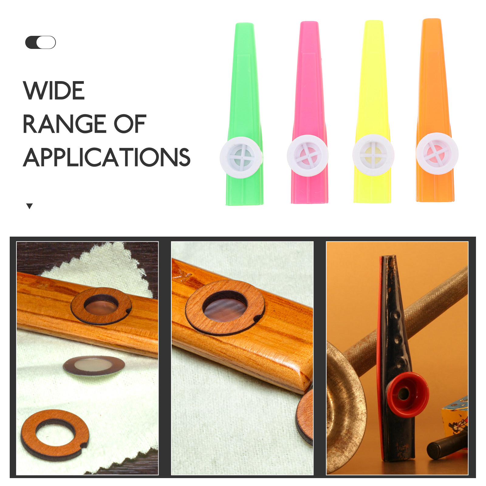 24Pcs Plastic Kazoos Assorted  - đánh giá và giá Musical Instruments Easy