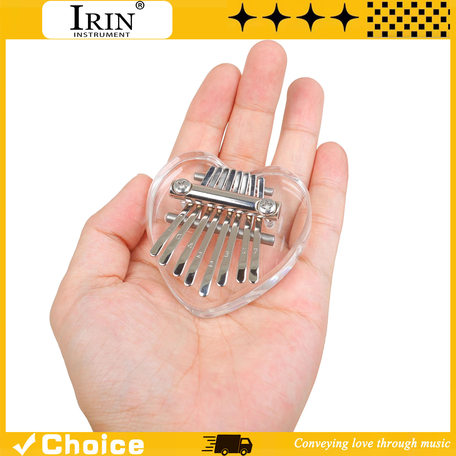 8-Key Kalimba Mini Thumb Piano - đánh giá và giá Musical Instrument Kalimba