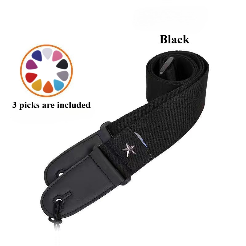 Embroidered Cross Guitar Strap - đánh giá và giá Musical Instruments Easy