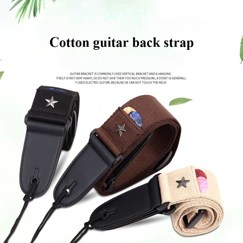 Embroidered Cross Guitar Strap - đánh giá và giá Musical Instruments Easy
