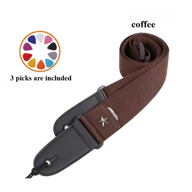 Embroidered Cross Guitar Strap - đánh giá và giá Musical Instruments Easy