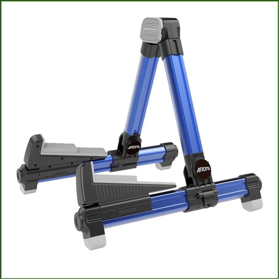 Foldable Aluminum Guitar Stand - đánh giá và giá Musical Instruments Easy