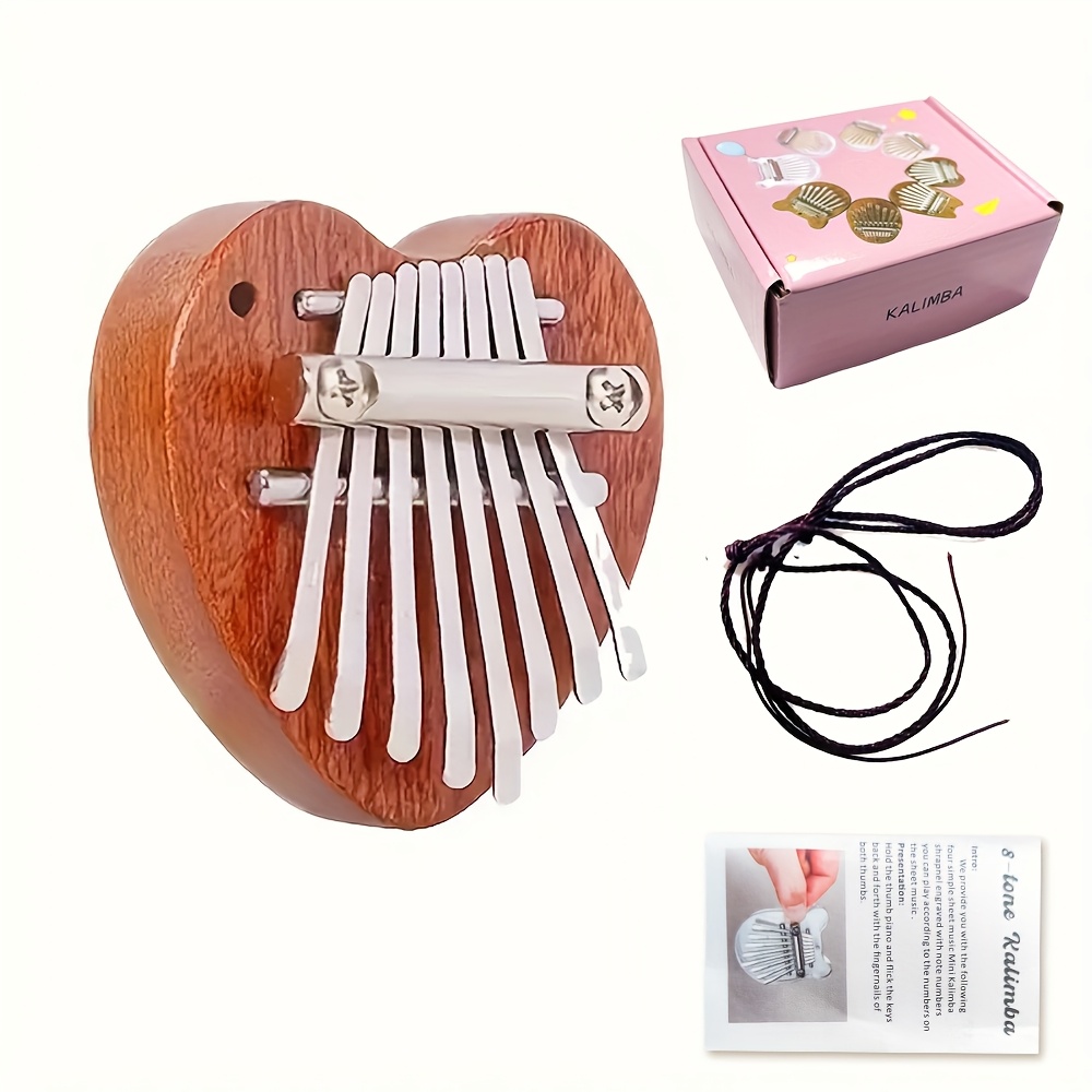 8 Key Mini Wooden Kalimba Pian - đánh giá và giá Musical Instrument Kalimba