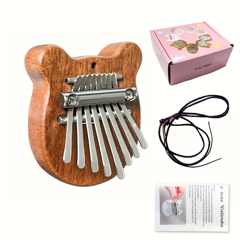 8 Key Mini Wooden Kalimba Pian - đánh giá và giá Musical Instrument Kalimba