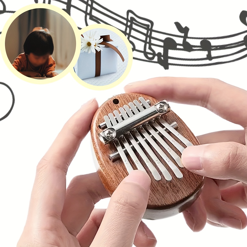 8 Key Mini Wooden Kalimba Pian - đánh giá và giá Musical Instrument Kalimba