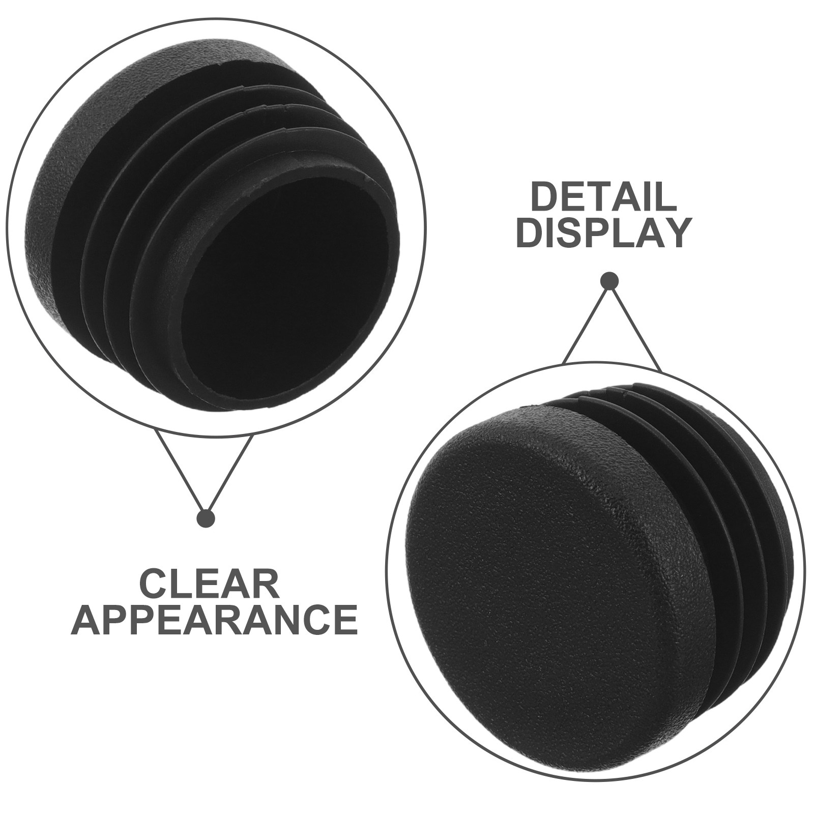 16Pcs Black Round Plastic Tube - đánh giá và giá Musical Instrument Ending In A
