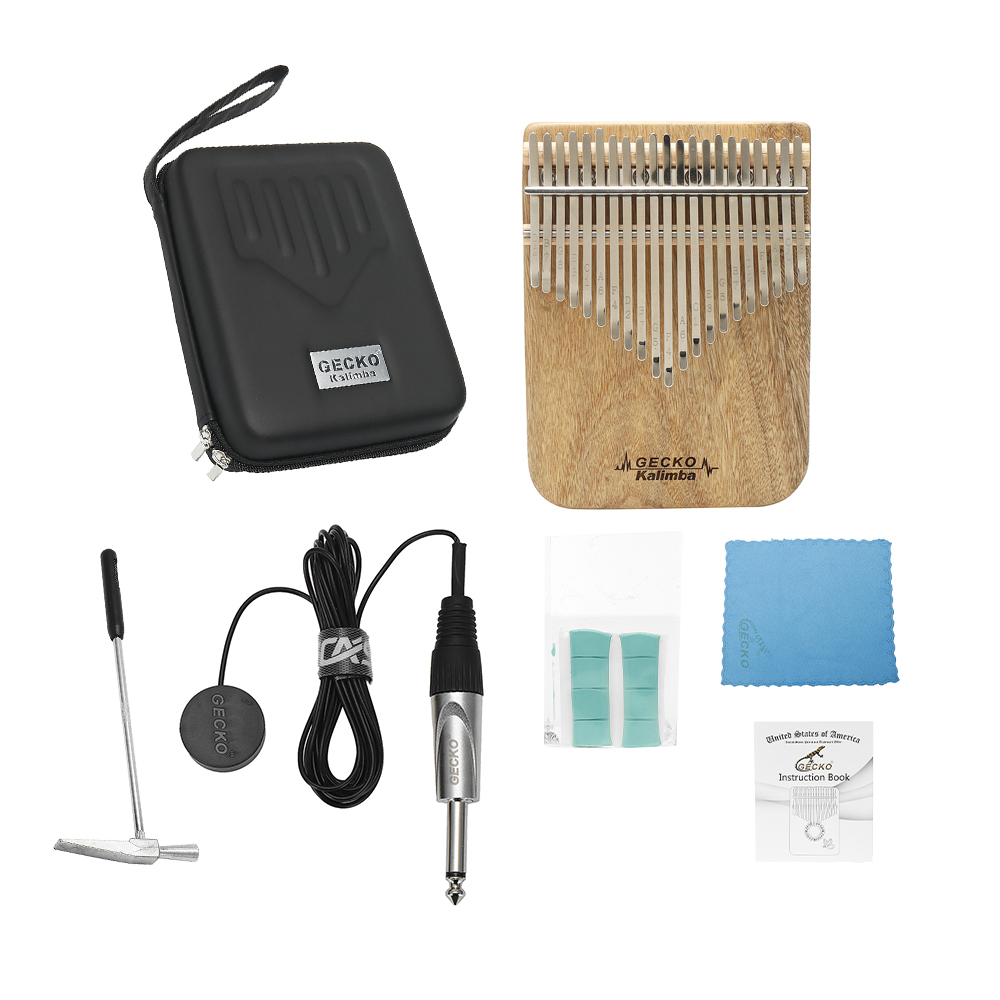 GECKO Kalimba 21-Key Camphor W - đánh giá và giá Musical Instrument Kalimba