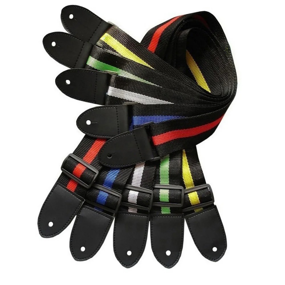 Guitar Strap Colourful Stripe  - đánh giá và giá Musical Instrument Band