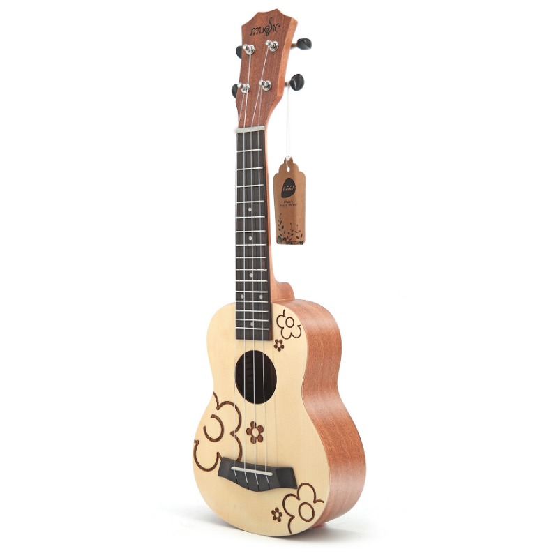 21 Inch Ukulele Spruce Wood Sm - đánh giá và giá Musical Instrument Hawaii