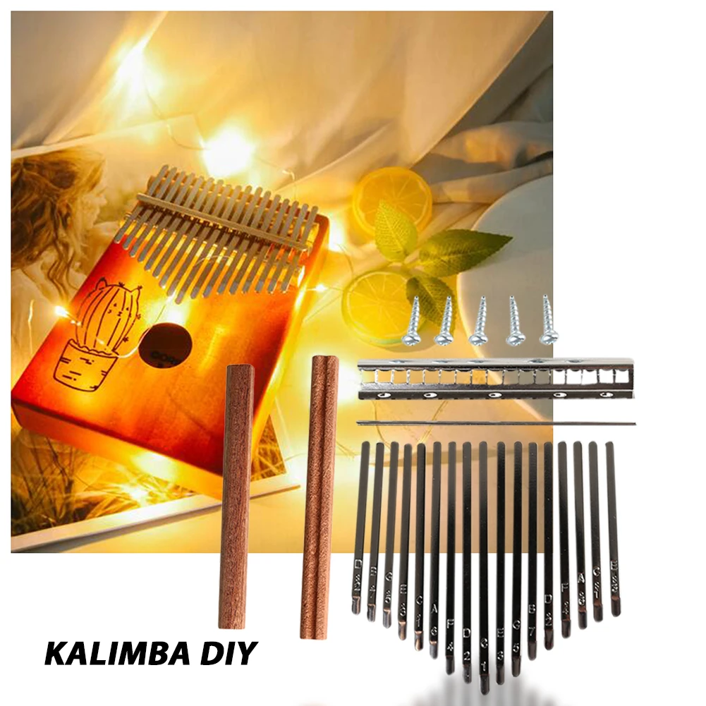 DIY 17 Tone Kalimba Keys Tines - đánh giá và giá Musical Instrument Kalimba
