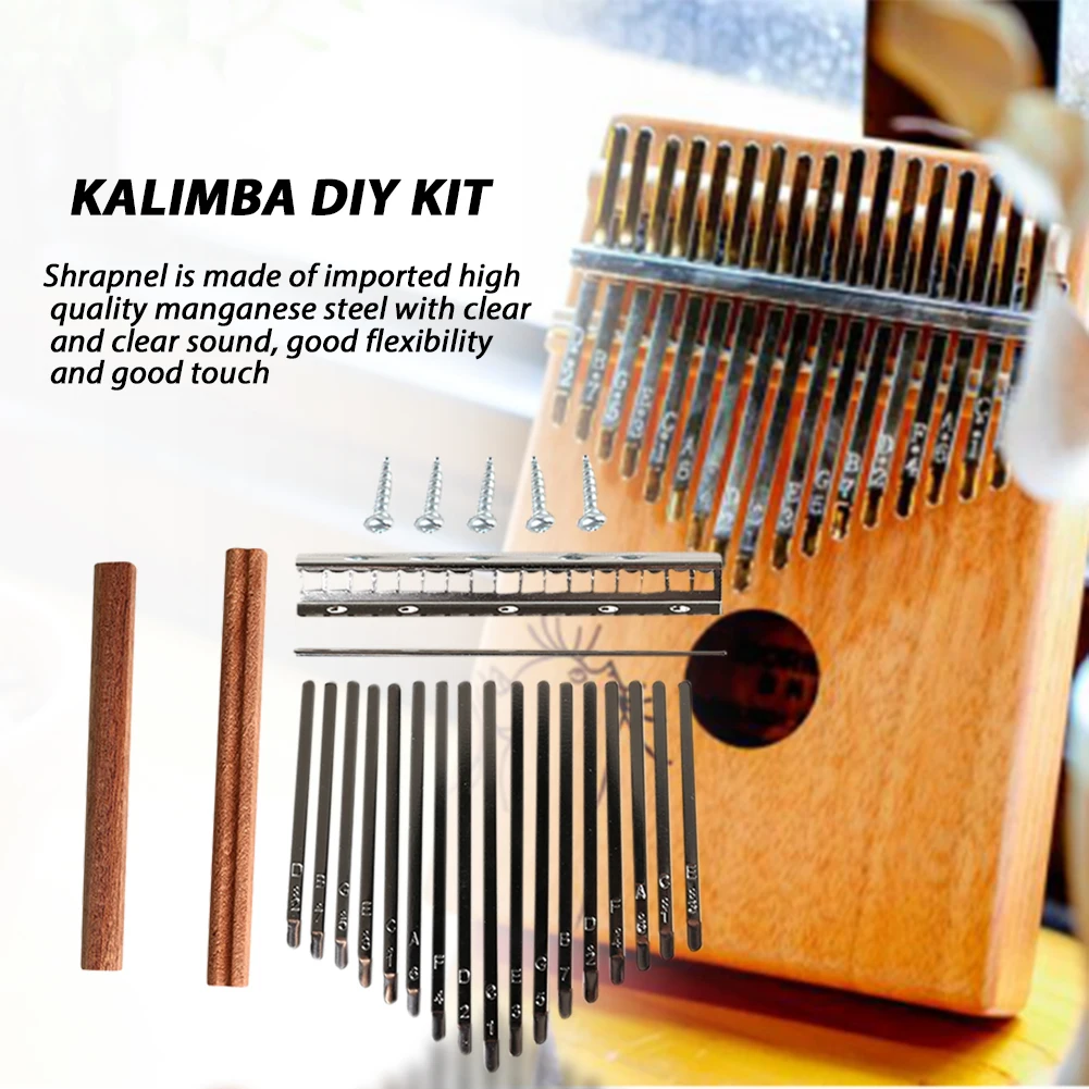 DIY 17 Tone Kalimba Keys Tines - đánh giá và giá Musical Instrument Kalimba