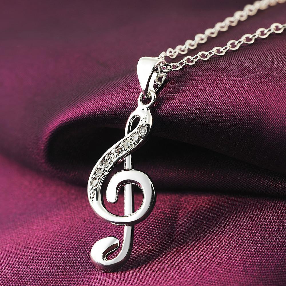 45CM 18inches 925 silver neckl - đánh giá và giá Musical Instrument Symbols
