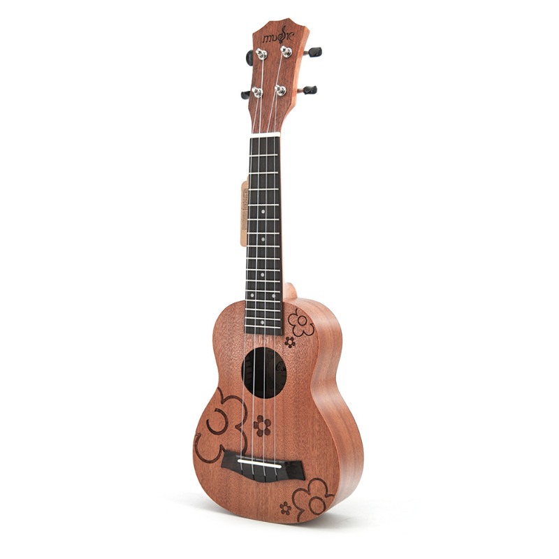 21 inch Sapele Wood Flower Pri - đánh giá và giá Musical Instrument Hawaii