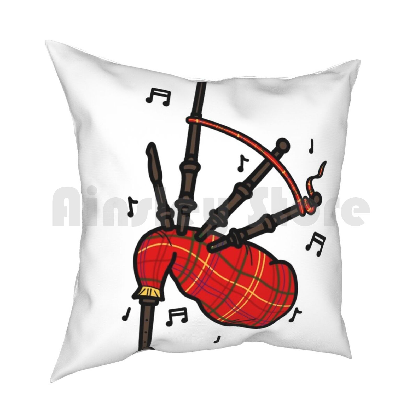 Bagpipes Pillow Case Printed H - đánh giá và giá Musical Instrument Of Scotland