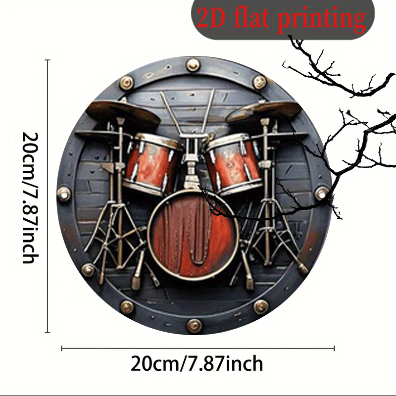 2D Flat, 1pc, 20.32x20.32 cm 2 - đánh giá và giá Musical Instrument Band
