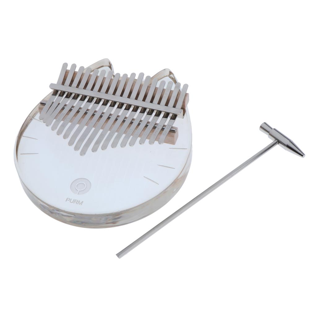 Kalimba 17 Key Acrylic Transpa - đánh giá và giá Musical Instrument For Beginners
