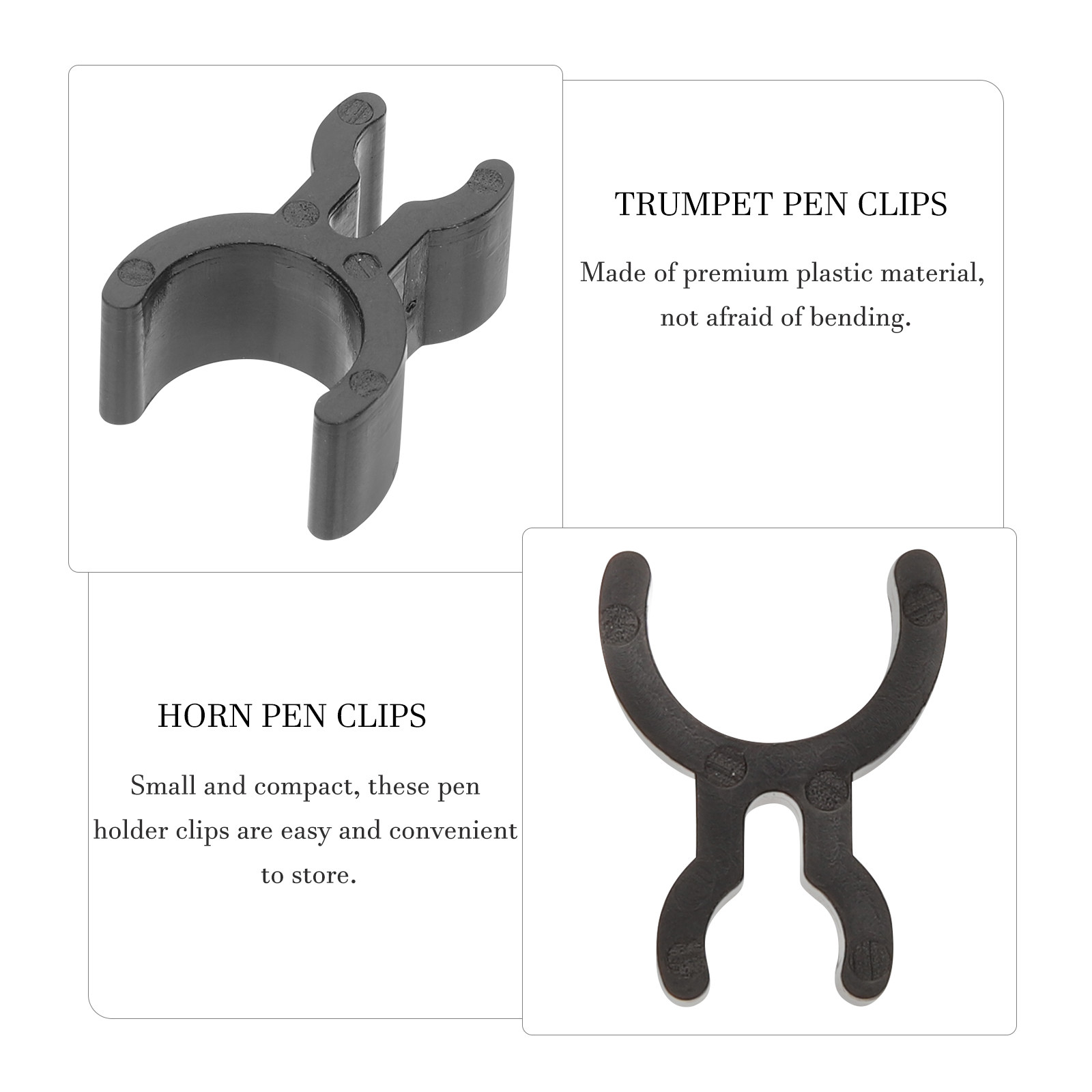 3 Pcs Music Stand Pencil Clip  - đánh giá và giá Musical Instrument Horn
